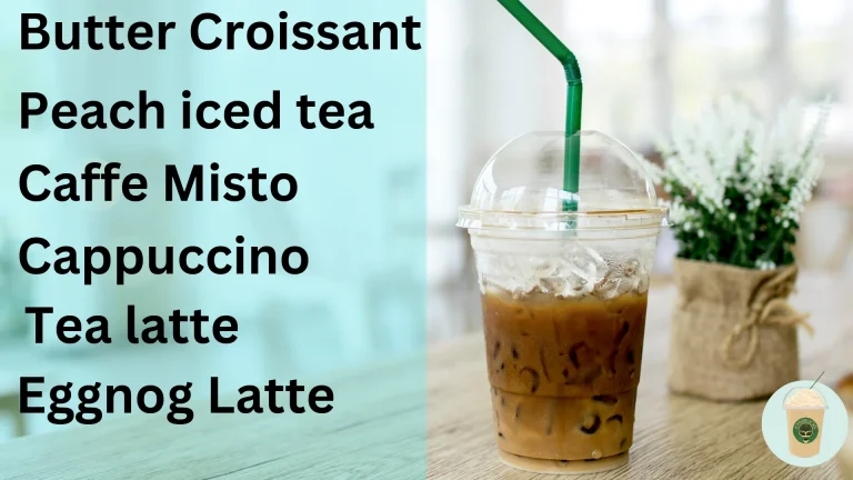 Starbucks Menu Bolton, UK