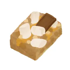 Caramel White Chocolate Blondie