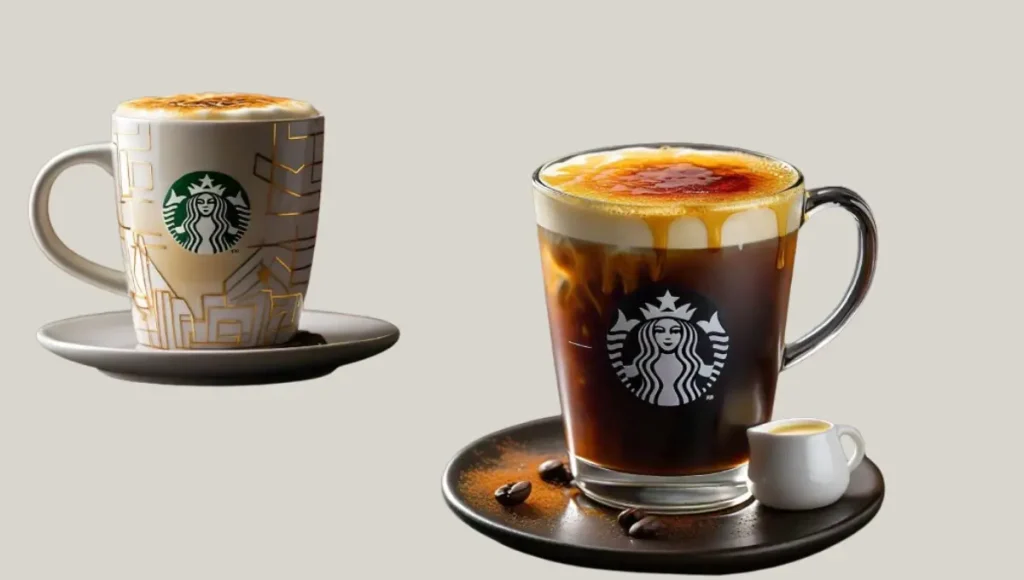 Starbucks crème brulée cold brew prices with Nutrition UK 2024