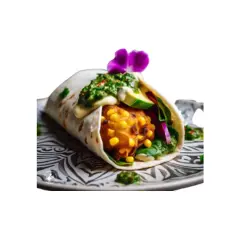 Sweetcorn Fritter & Chimichurri Wrap