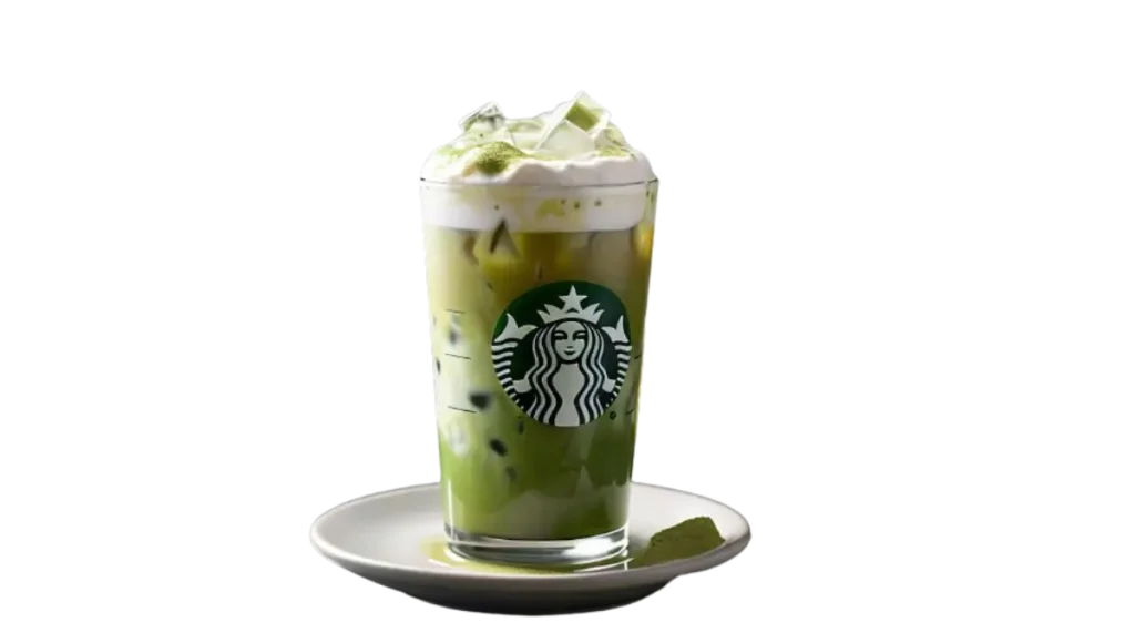 iced matcha green tea latte