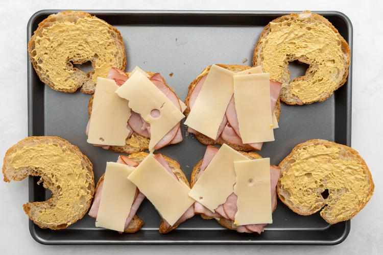 ham and cheese croissants