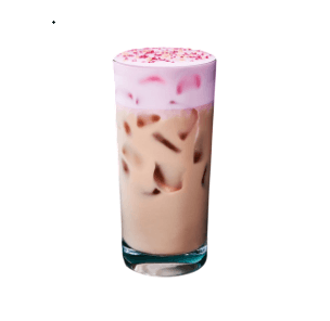 Iced Cherry Chai Latte