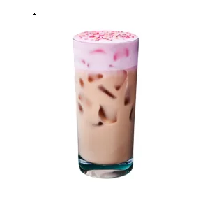 Iced Cherry Chai Latte